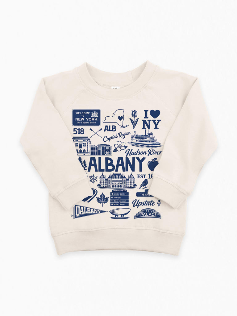 Albany New York City Elements Organic Pullover for Babies & Kids - Morado Designs