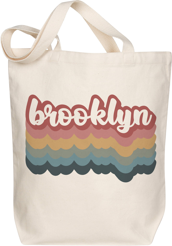 Bubble Repeat Earth Tones Tote - Morado Designs