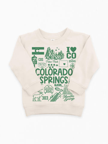 Colorado Springs City Elements Organic Pullover for Babies & Kids