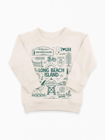 Long Beach Island City Elements Organic Pullover for Babies & Kids