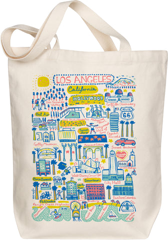Los Angeles Boutique Map Art Tote