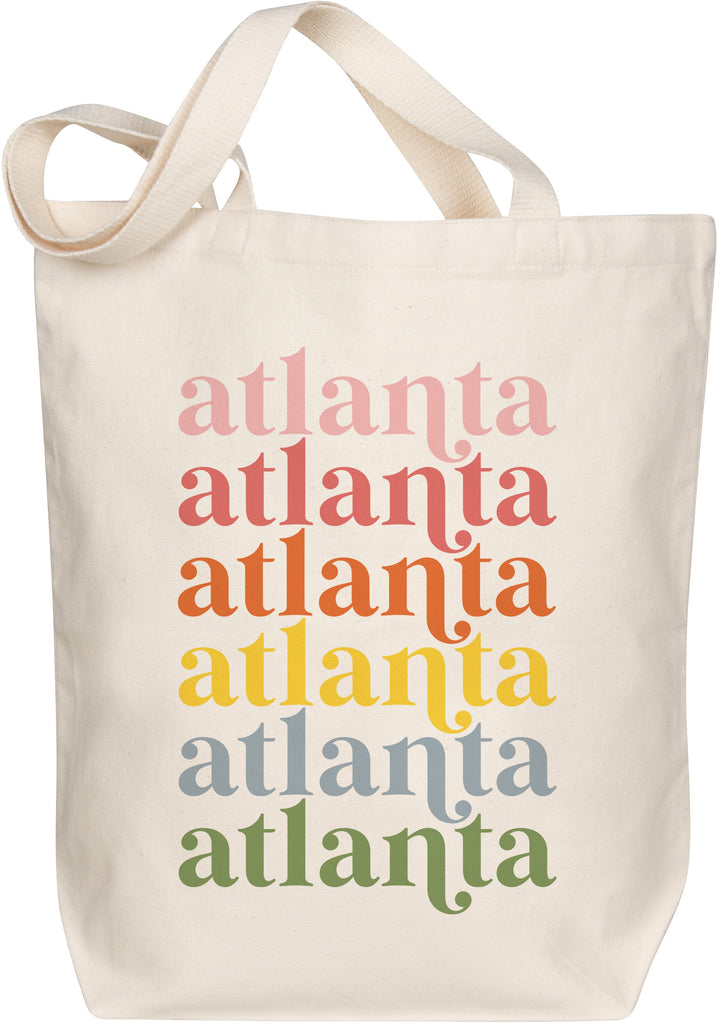 Moonbeam Repeat Muted Tote - Morado Designs