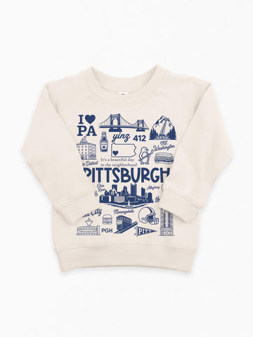 Pittsburgh City Elements Organic Pullover for Babies & Kids