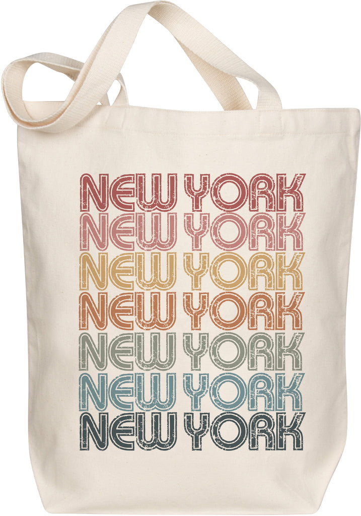 Retro Repeat Earth Toes Tote - Morado Designs