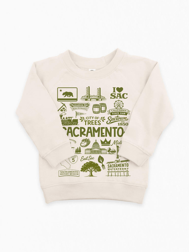 Sacramento City Elements Organic Pullover for Babies & Kids - Morado Designs