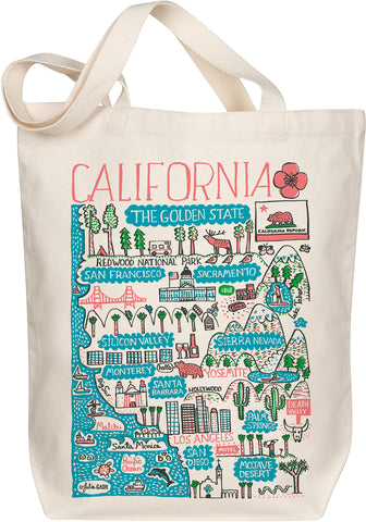 California Boutique Map Art Tote