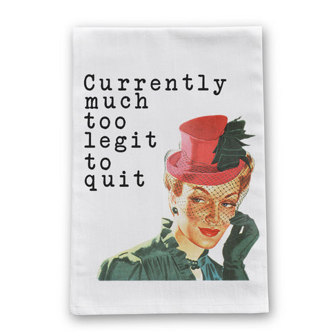 Too Legit Tea Towel