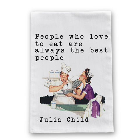 Love to Eat Tea Towel