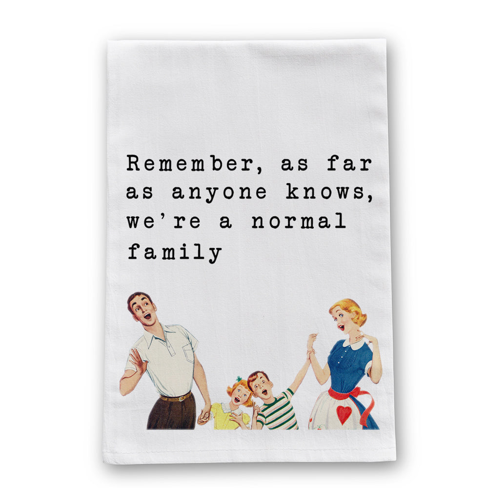 Normal Family Tea Towel