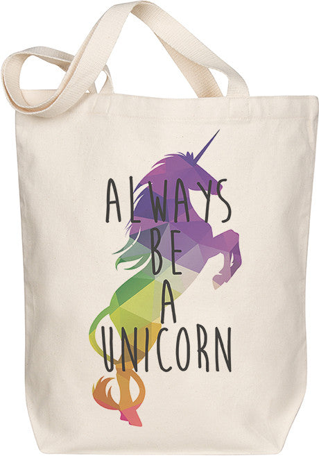 Always Be A Unicorn Tote Morado Designs