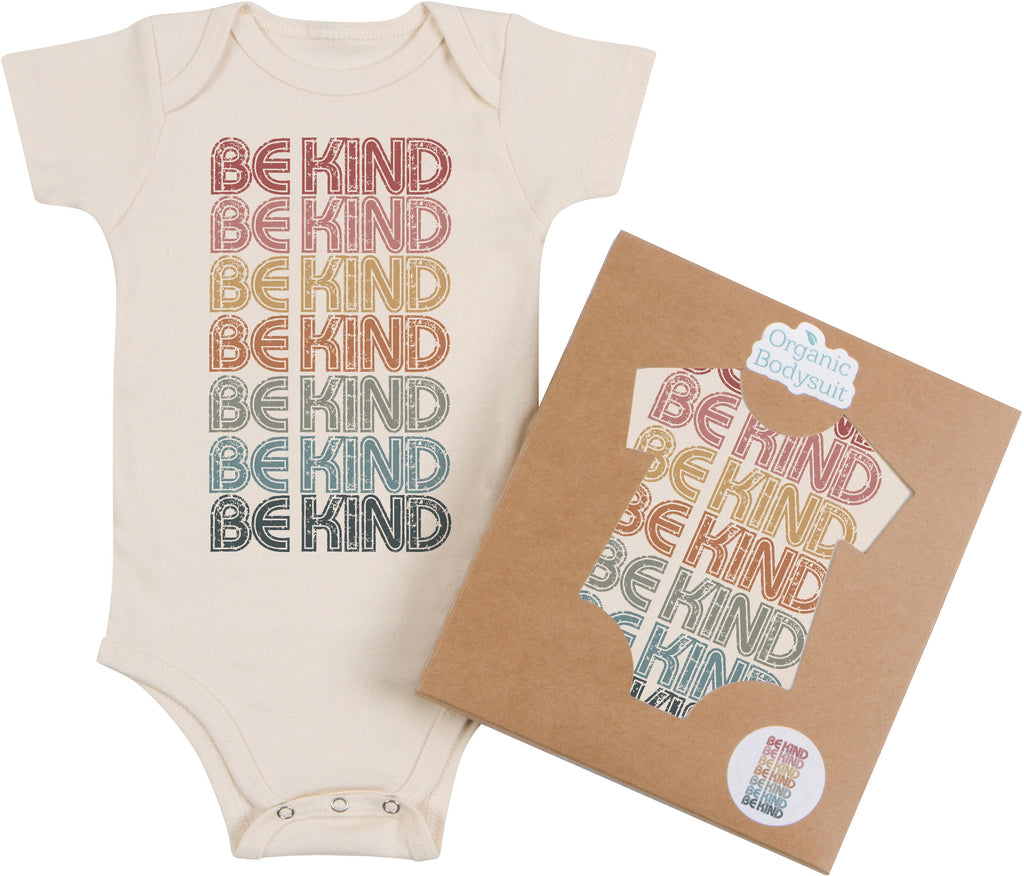 Be Kind Earth Tones Bodysuit & Tee - Morado Designs