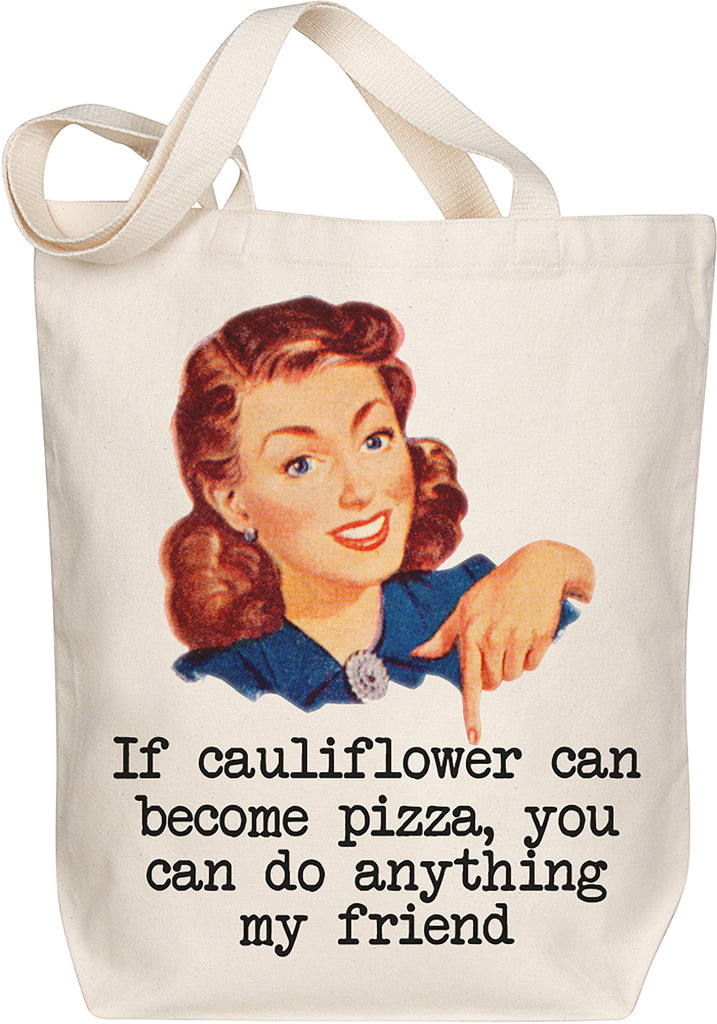 Cauliflower Pizza Tote - Morado Designs