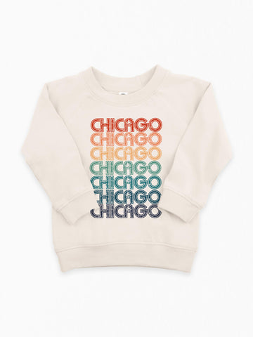 Retro Repeat Rainbow Pullover