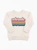 Bubble Repeat Earth Tones Pullover