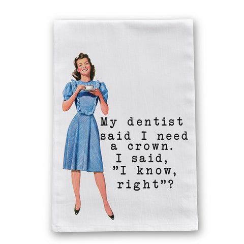 Crown Tea Towel