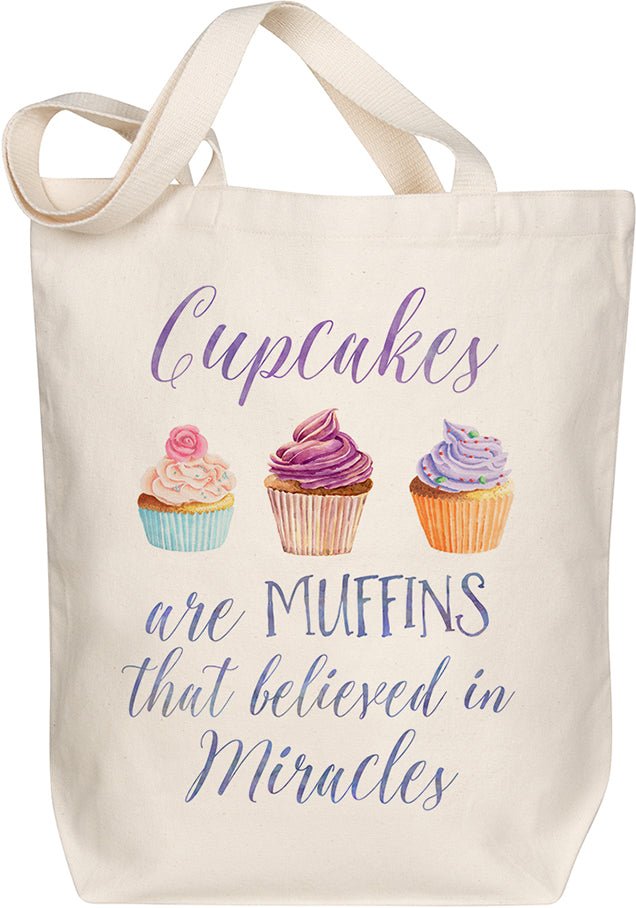 Cupcakes are Muffins Tote - Morado Designs