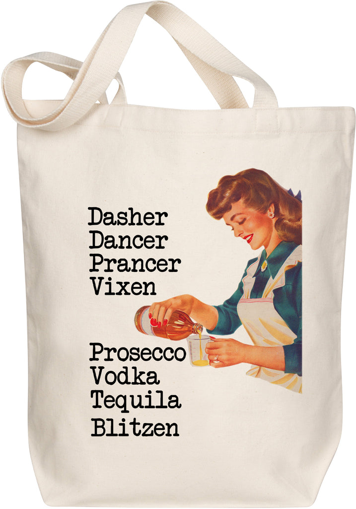 Dasher Dancer Tote - Morado Designs