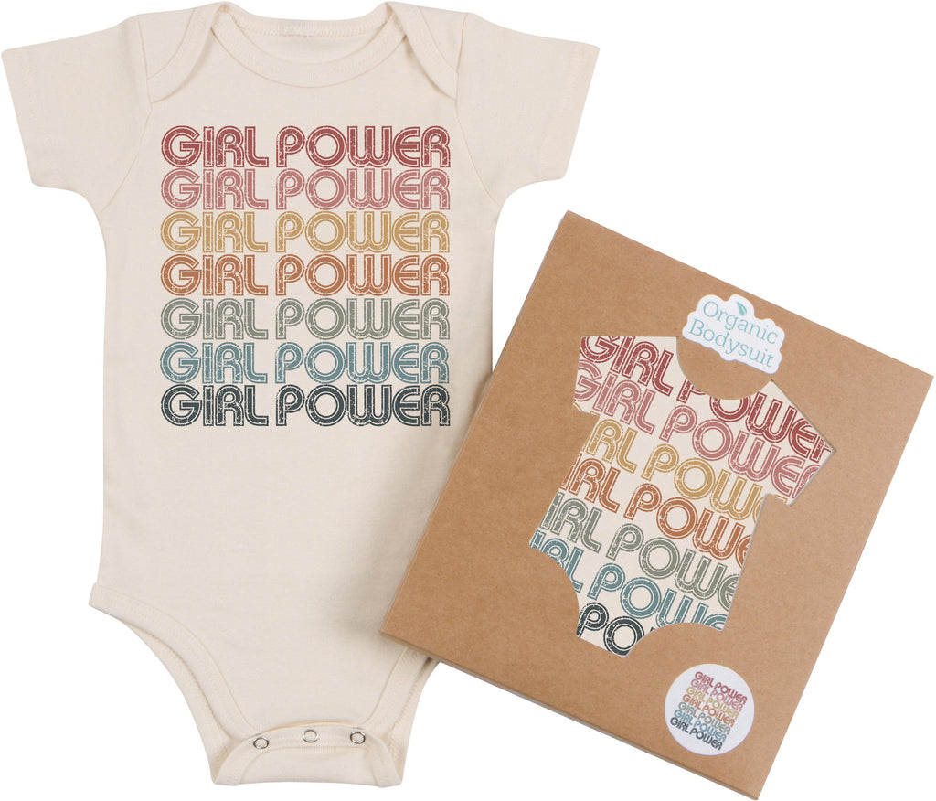 Girl Power Earth Tones Bodysuit & Tee - Morado Designs