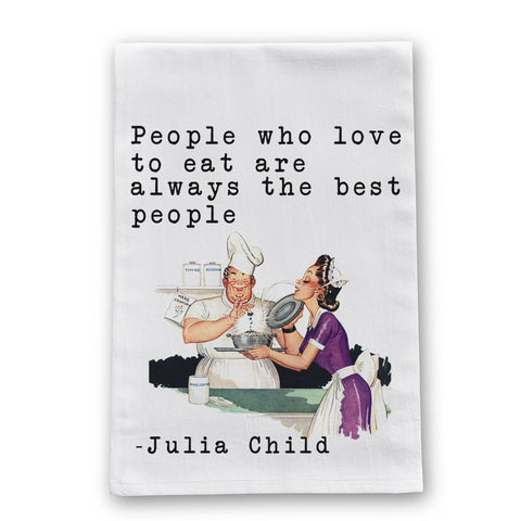 Love to Eat Tea Towel