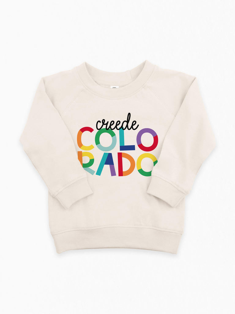 Rainbow Type Pullover - Morado Designs
