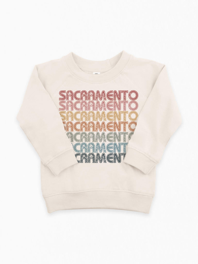 Retro Repeat Earth Tones Pullover - Morado Designs