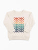 Retro Repeat Rainbow Pullover - Morado Designs