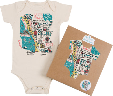 Santa Monica Boutique Map Art