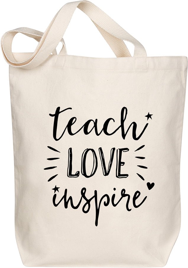 Teach Love Inspire Tote - Morado Designs