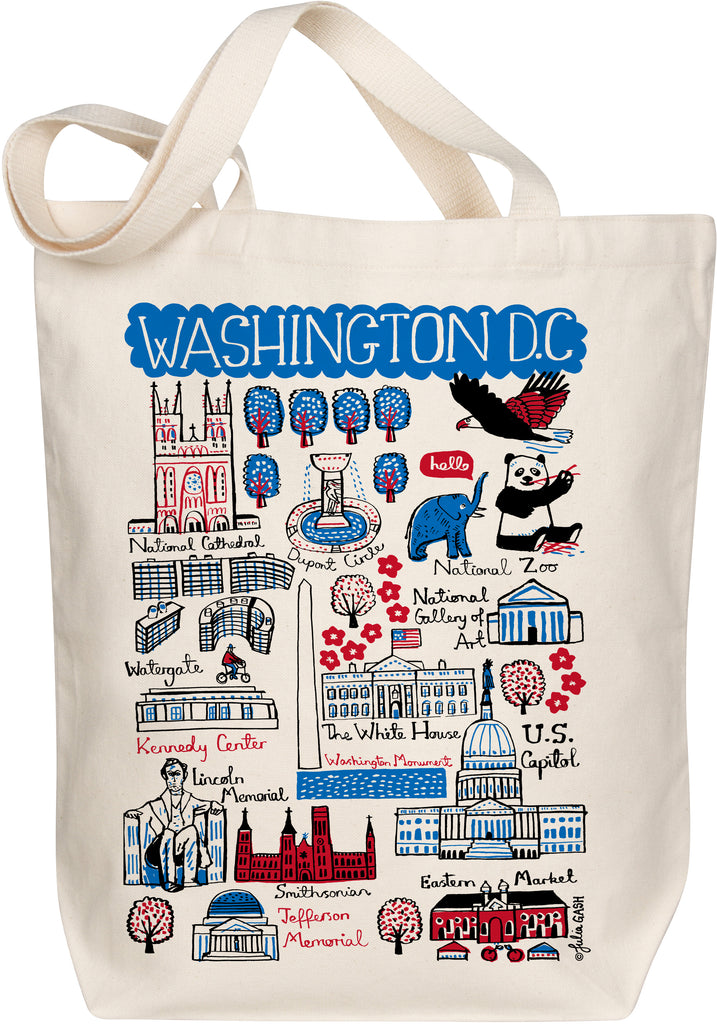Washington DC Boutique Map Art Tote