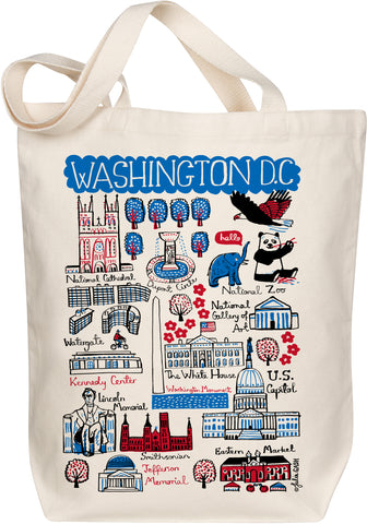 Washington DC Boutique Map Art Tote